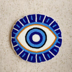 Ella Evil Eye Round Pillow Cover