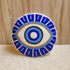 Ella Evil Eye Round Pillow Cover