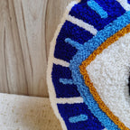 Ella Evil Eye Round Pillow Cover