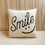 SMILE Here Pillow Cover