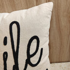 SMILE Here Pillow Cover