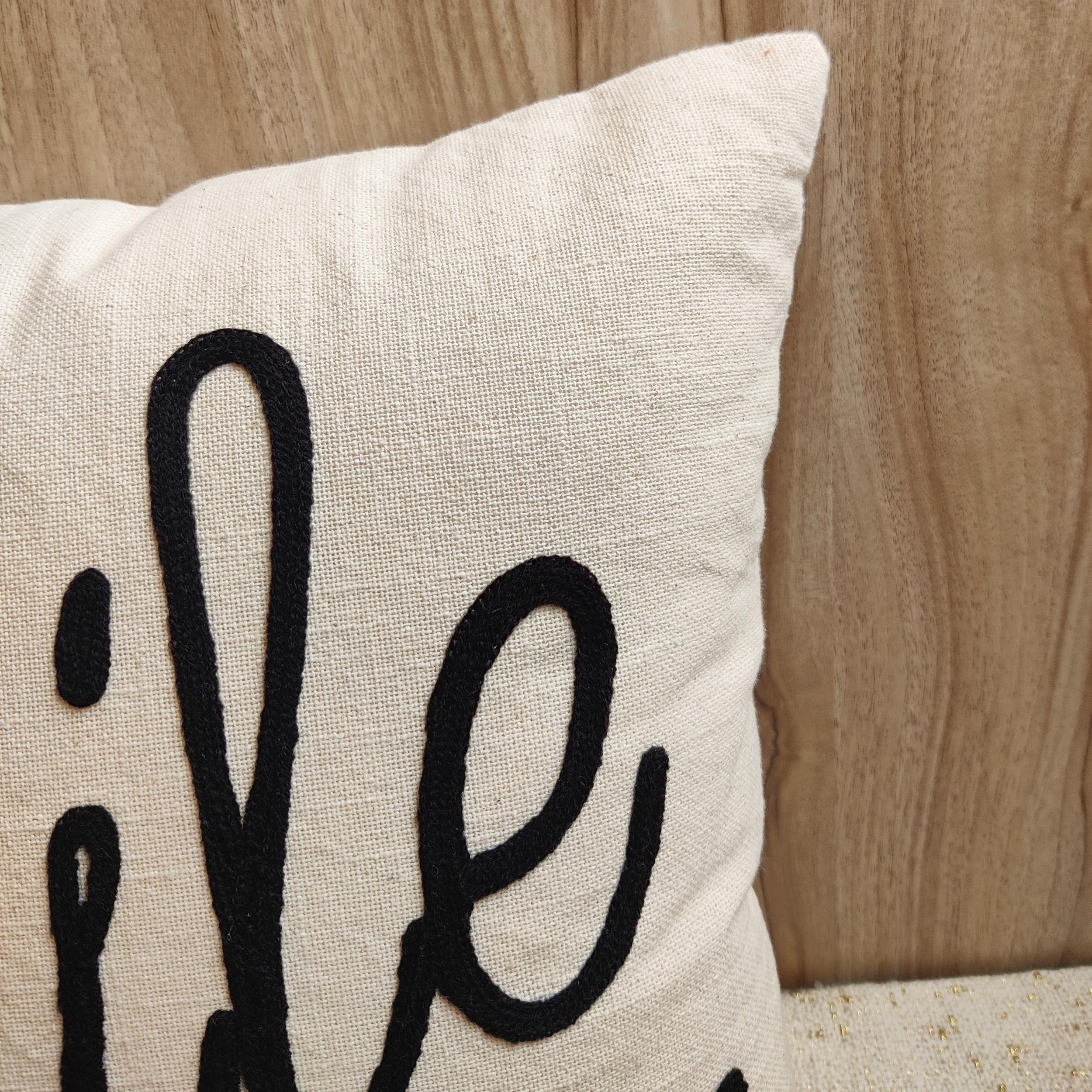 SMILE Here Pillow Cover