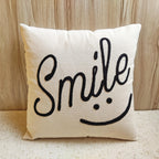 SMILE Here Pillow Cover