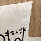 MEOW Here Pillow Cover
