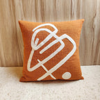 HUGO Rust Orange Pillow Cover