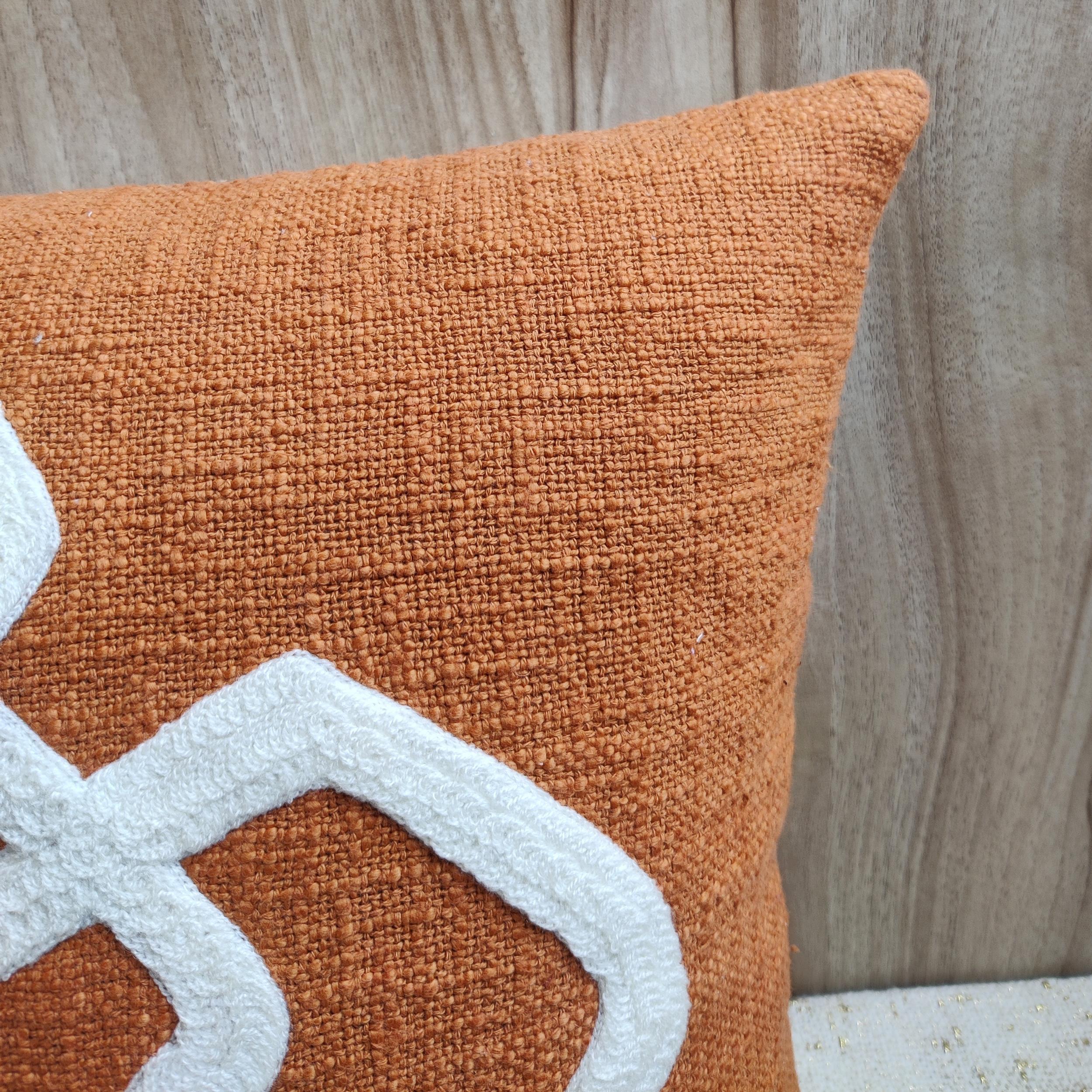 HUGO Rust Orange Pillow Cover