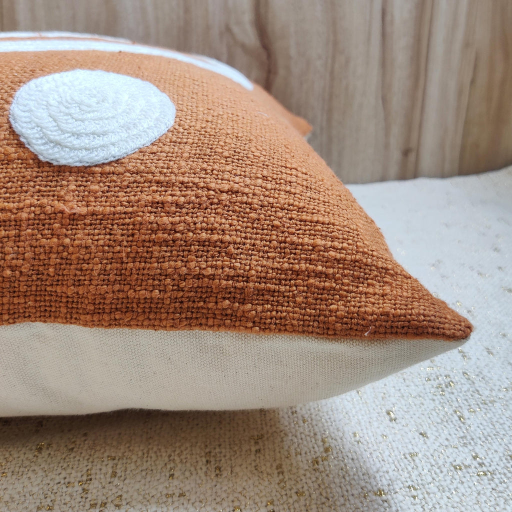HUGO Rust Orange Pillow Cover