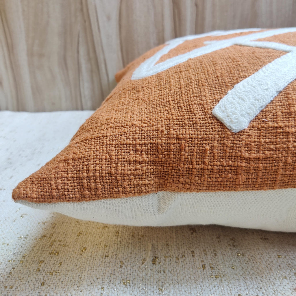 HUGO Rust Orange Pillow Cover