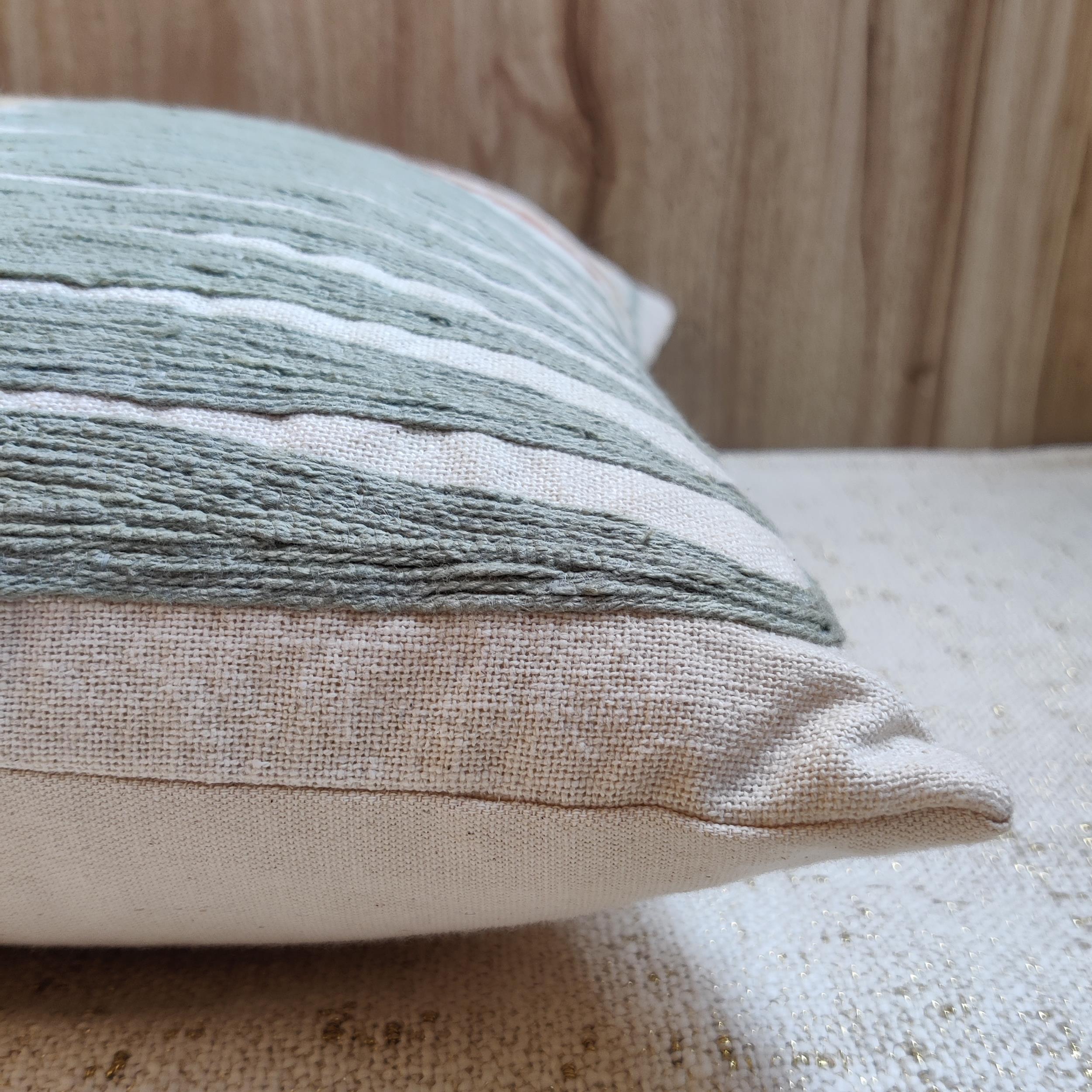 BESTIE Floral Pillow Cover