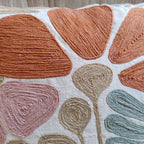 BESTIE Floral Pillow Cover