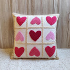 OLLIE 9 Hearts Pillow Cover