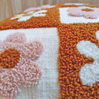 ALARA Rust Checkered Pillow Cover