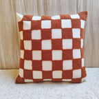 POPPY Checkered Pillow Cover