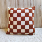 POPPY Checkered Pillow Cover