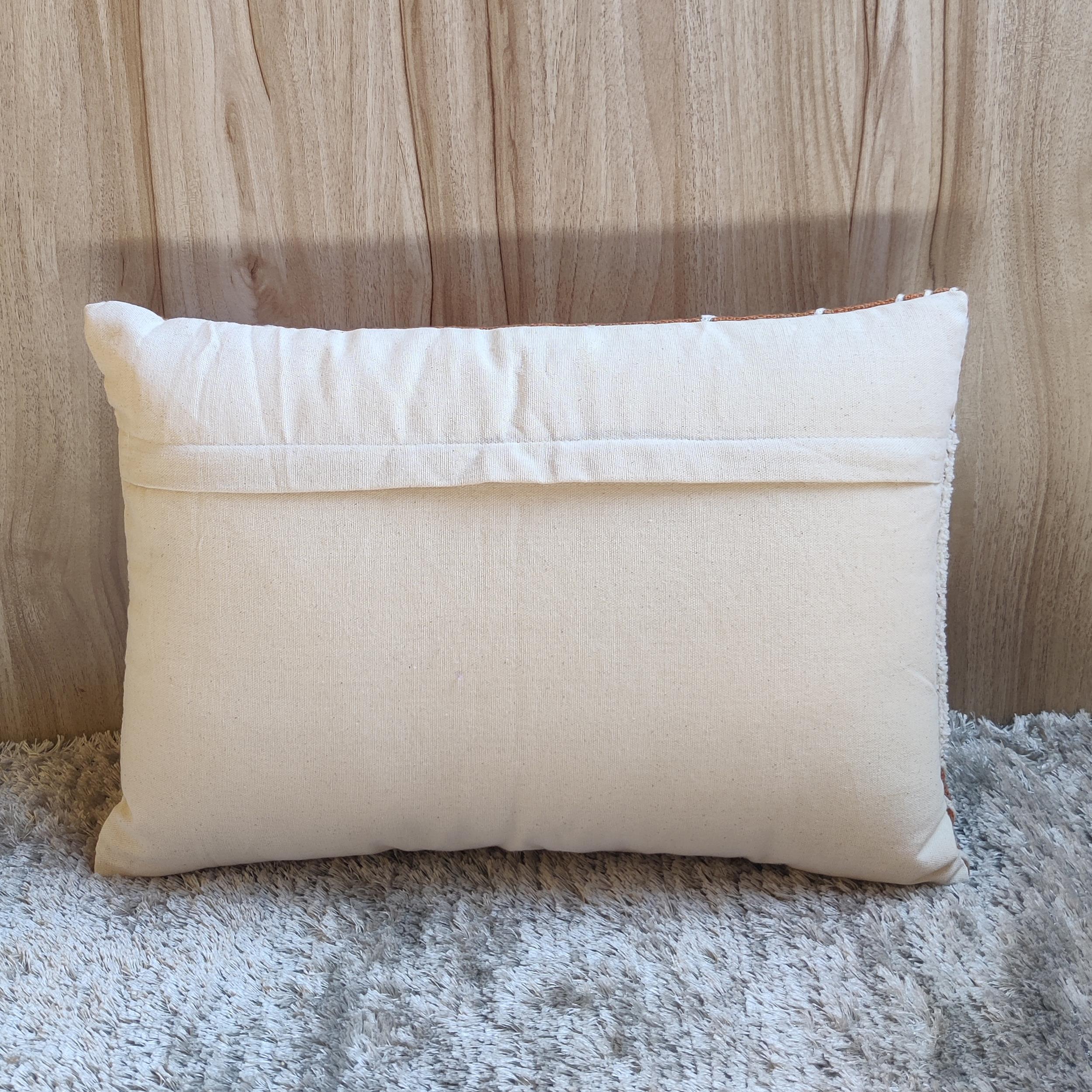 SUNSH Rust Orange Pillow Cover