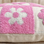 ALARA Pink Checkered Pillow Cover
