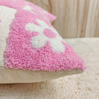ALARA Pink Checkered Pillow Cover